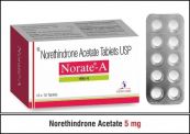 Thuốc Norethindrone acetate - Điều trị tình trạng chảy máu bất thường ở tử cung