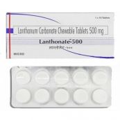 Thuốc Lanthanum carbonate - Ngăn ngừa mức phosphate cao trong máu