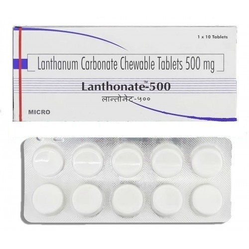 Thuốc Lanthanum carbonate - Ngăn ngừa mức phosphate cao trong máu