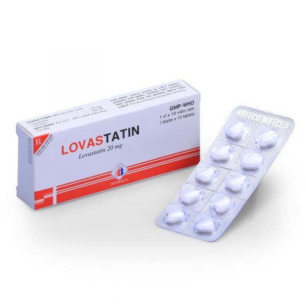 Thuốc Lovastatin - Giảm lượng cholesterol