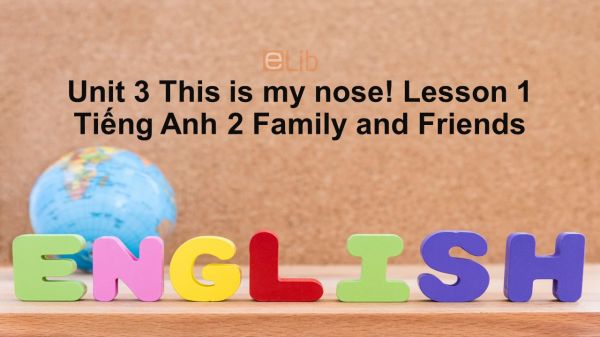 Unit 3 lớp 2: This is my nose!-Lesson 1